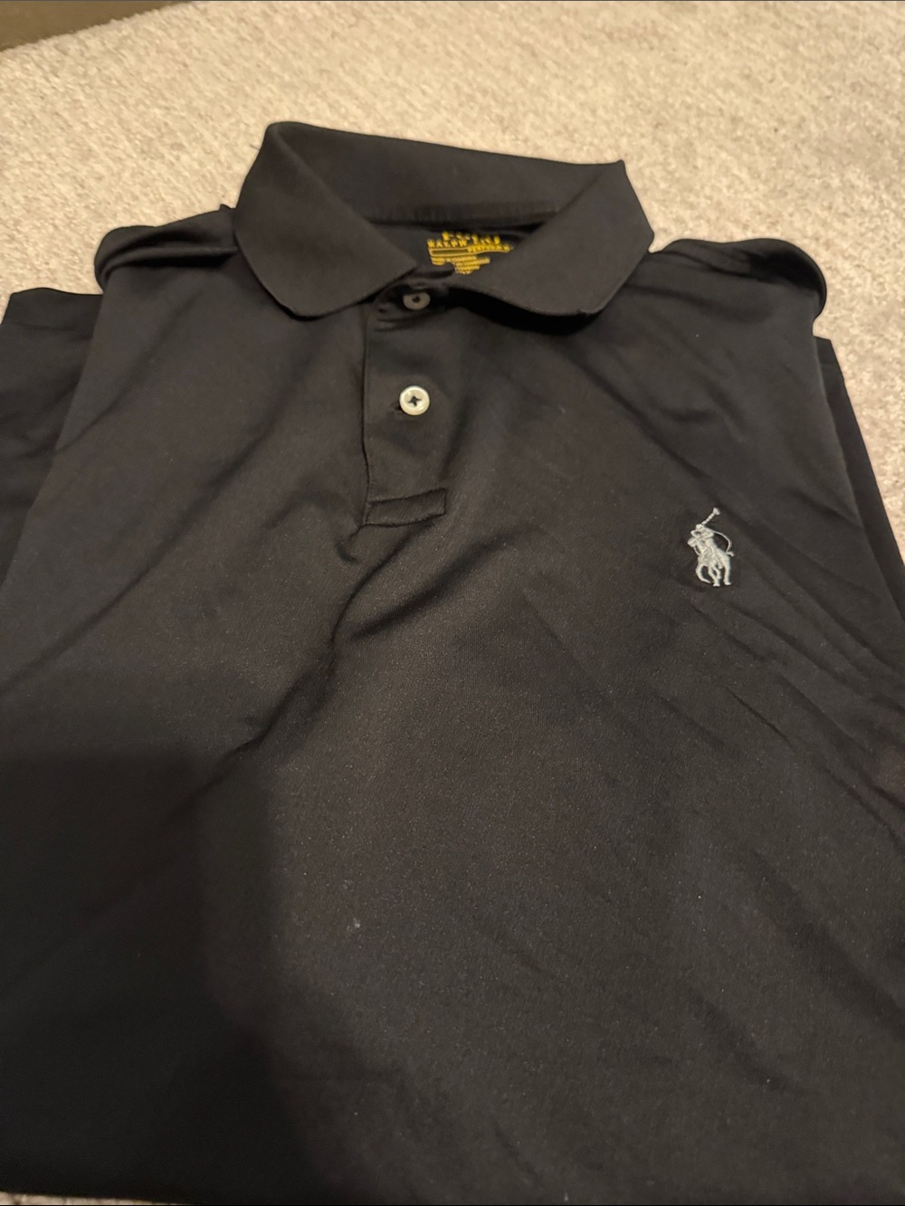 Ralph Lauren Black Polo size medium